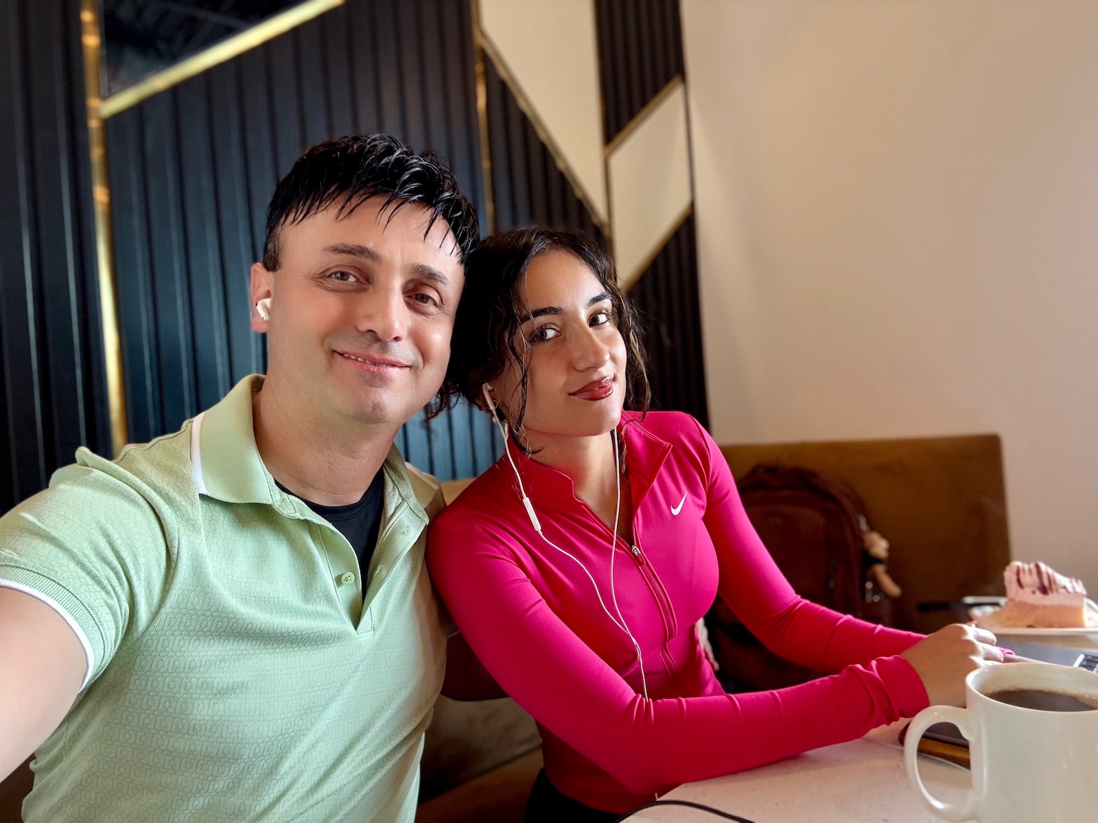 The Official Cancún 2025 Planning Committee in session. Plotting our escape to the sun back in Chicago.